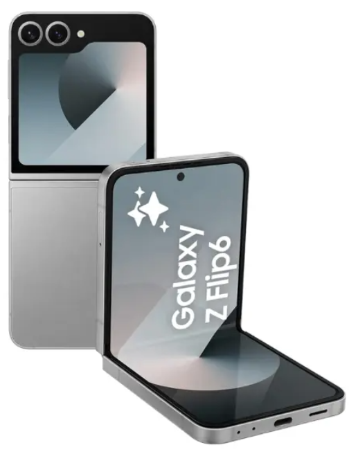 "SAMSUNG - SAM- F741B ZFLIP6 5G (SIM1+eSIM) 12+256GB SILVER SHADOW"